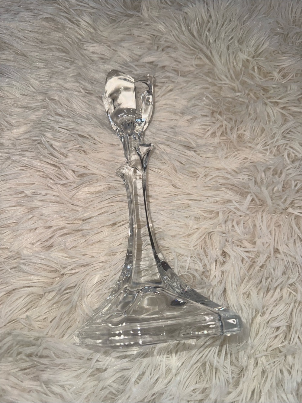 Vintage Toscany Classics Lead Crystal Tulip Candle Holder - Picture 5 of 6